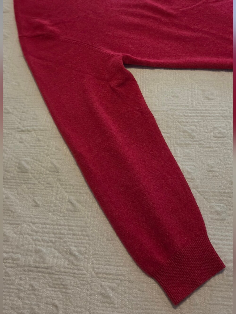 Lands' End Men's Cashmere Crewneck Sweater, Size Large View 5